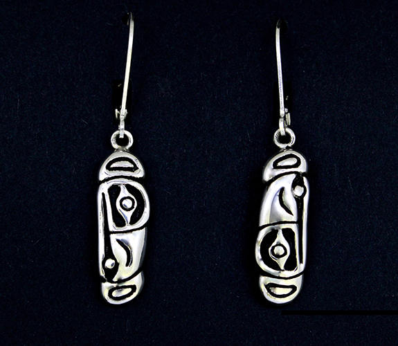 "Raven Profile #2" Earrings - Jeff Mckenzie